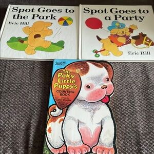 Vintage/ Hard cover books ,Spot and Poky Little Puppy Book Set